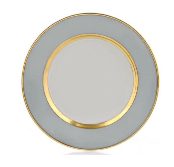 MAK Grey/Gold Salad Plate