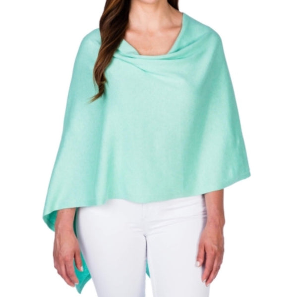 Cotton Cashmere Topper | Bayberry Mint