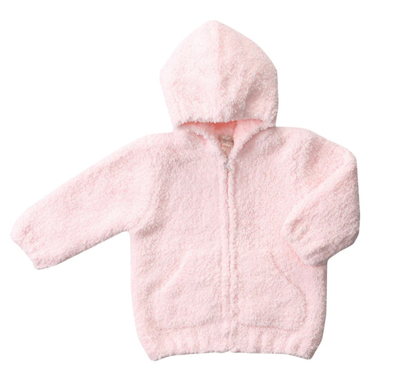 Chenille Hoodie Pink | 0-6 mo