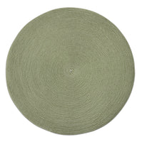 Round Two Tone Placemat | Natural Grass