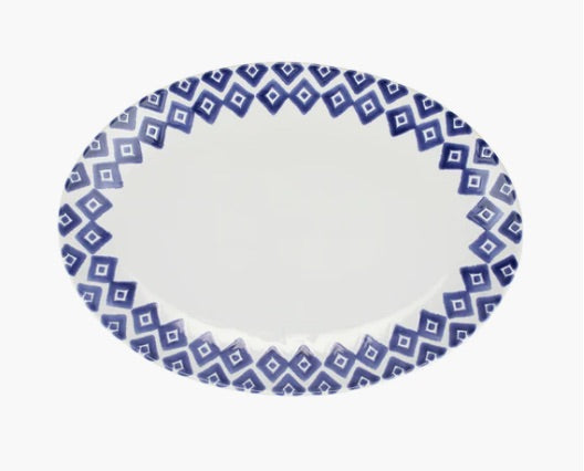 Santorini Oval Platter | Diamond
