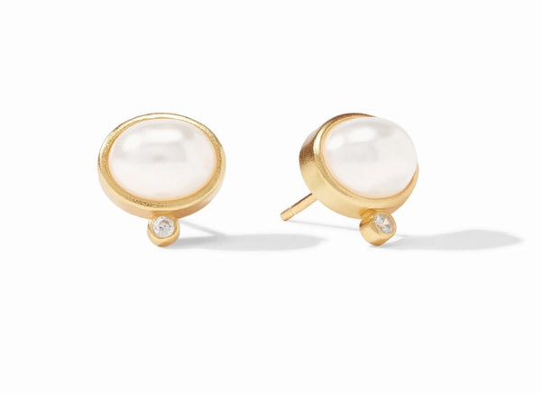 Antonia Stud Earrings | Pearl