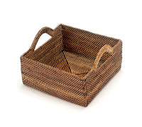 Square Basket With Handles | L