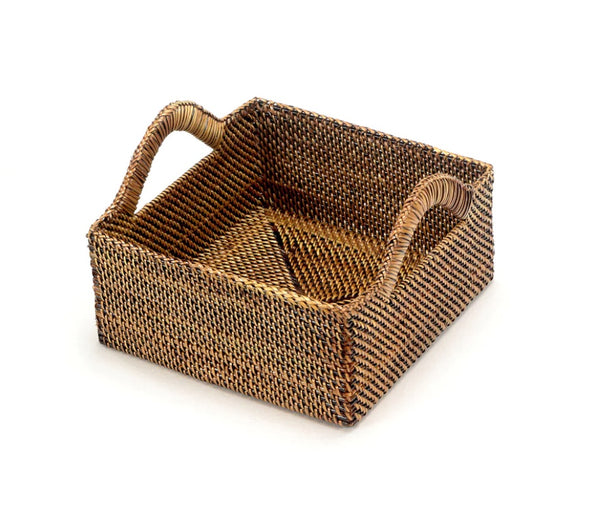 Square Basket With Handles | M
