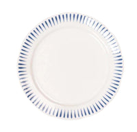 Sitio Side/Cocktail Plate Stripe | Delft Blue