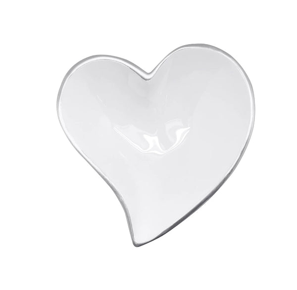 Small Heart Bowl | White