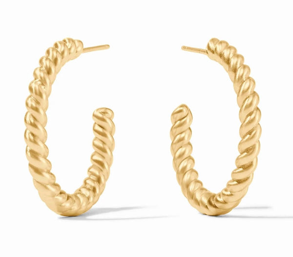 Nassau Hoop Earrings | M