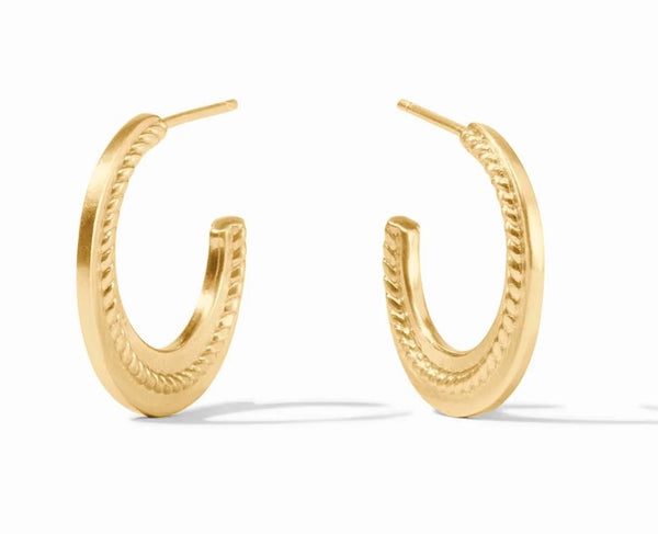 Nassau Crescent Hoop Earrings | S