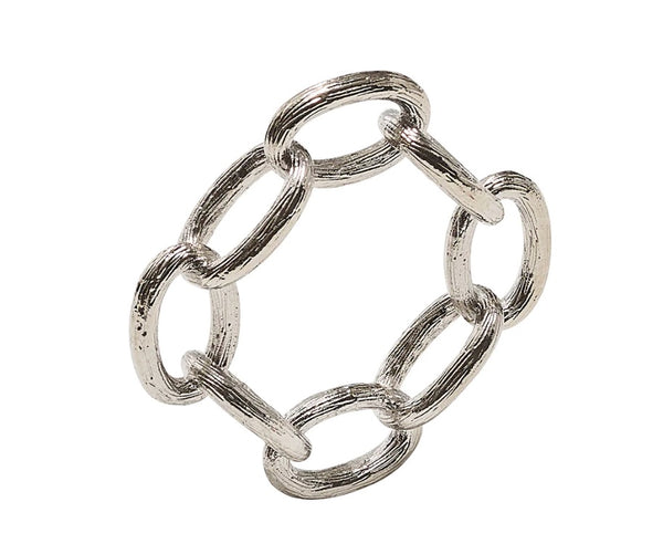 Chain Link Napkin Ring | Silver