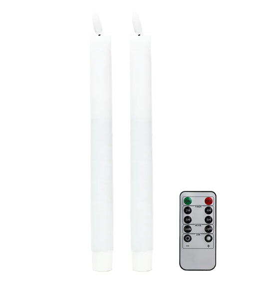 White LED Candles | Pair
