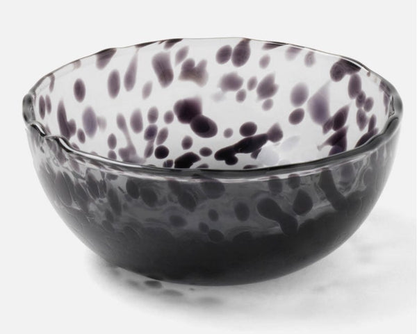 Andrew Small Glass Bowl | Leopard