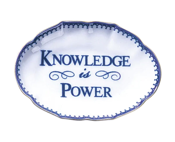 Knowledge Is Power Ring Tray