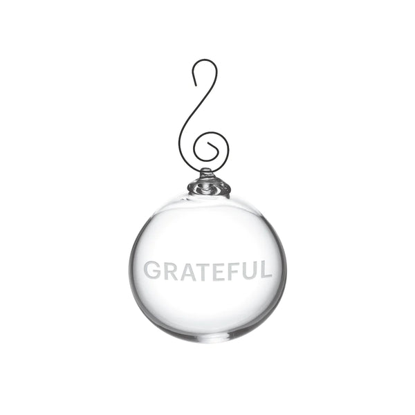Grateful Round Ornament