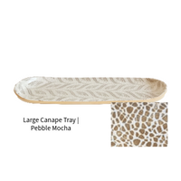 Large Canape Tray | Pebble Mocha