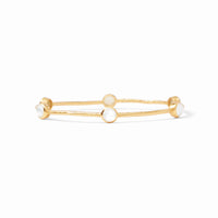 Milano Luxe Bangle | Iridescent Clear Crystal | L