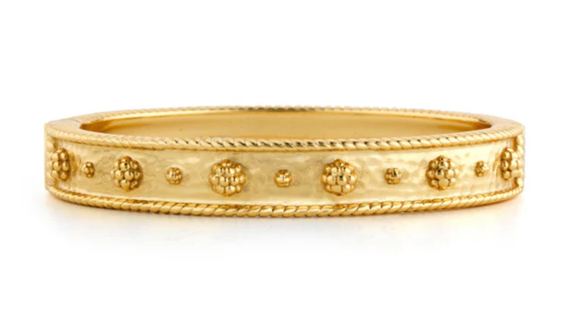 Berry Classic Hinged Bangle | Gold – Peachtree Place