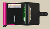 Miniwallet | Matte Black & Fuchsia