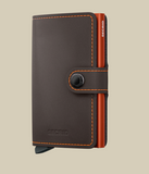 Miniwallet | Matte Truffle & Orange