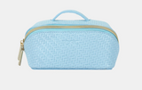 Small Herringbone Beauty Bag | Bluebell