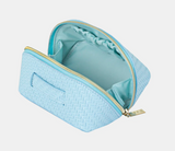 Small Herringbone Beauty Bag | Bluebell
