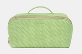 Medium Herringbone Beauty Bag | Pistachio