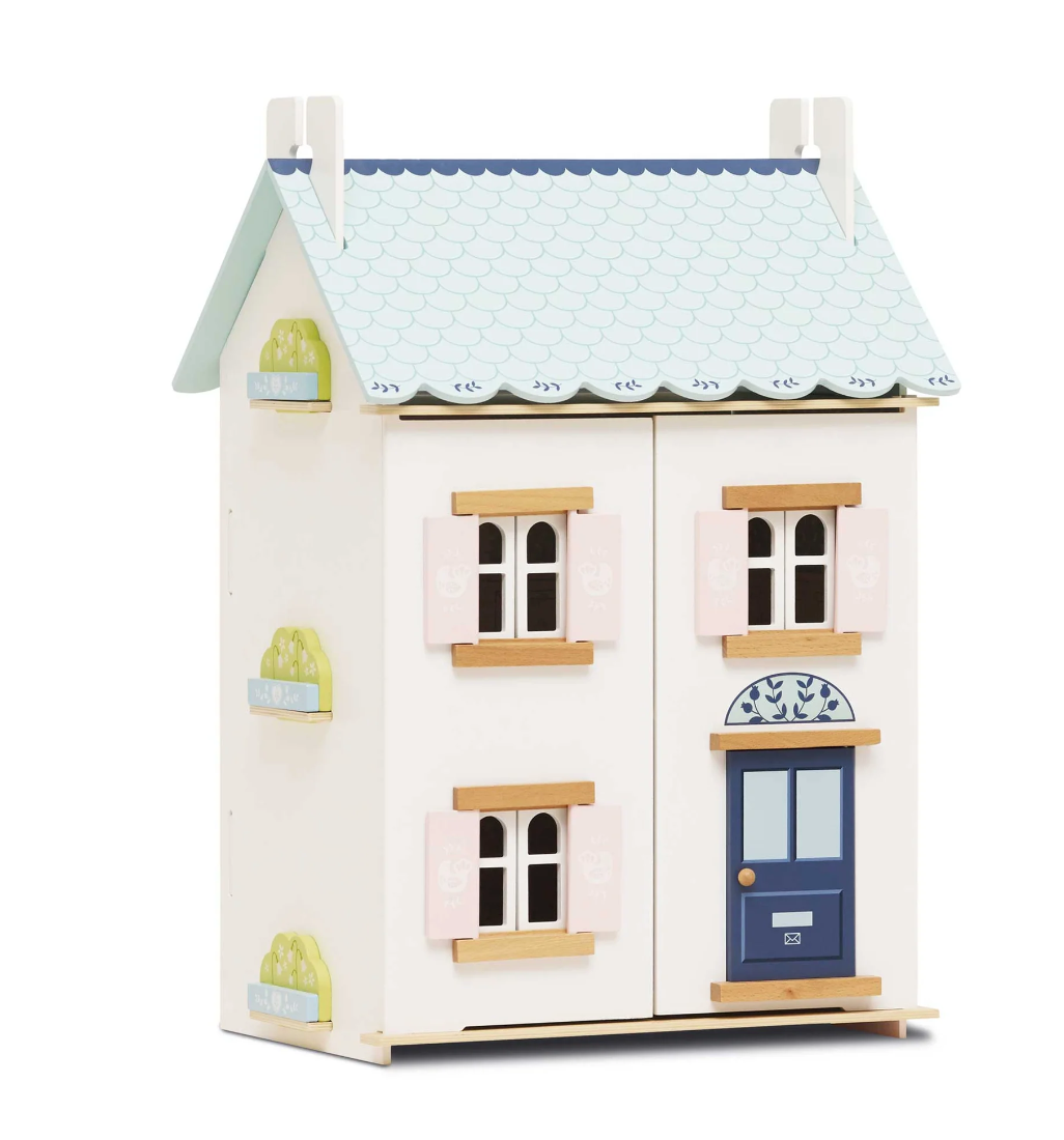 Bluebelle Wooden Doll House – Peachtree Place