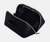 Medium Herringbone Beauty Bag | Licorice