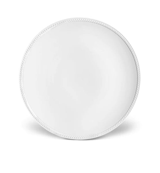White Dinner Plate | Soie Tresse
