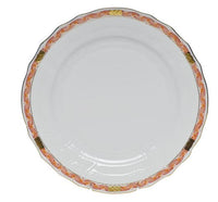 Chinese Bouquet Garland Dinner Plate | Rust