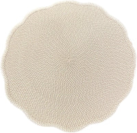 Twill Round Scallop Placemat |