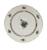 Chinese Bouquet Dinner Plate | Black