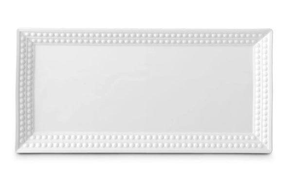 Perlee Rectangular Platter | White