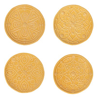 Jardins Du Monde Side/Cocktail Plate Assorted Set/4 | Daffodil