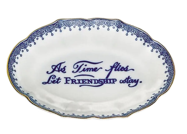 As Time Flies Let Friendship Stay Ring Tray