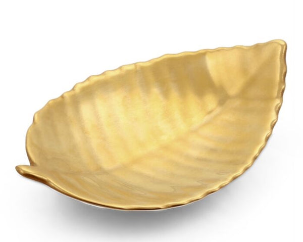 Linden Gold Leaf Dish