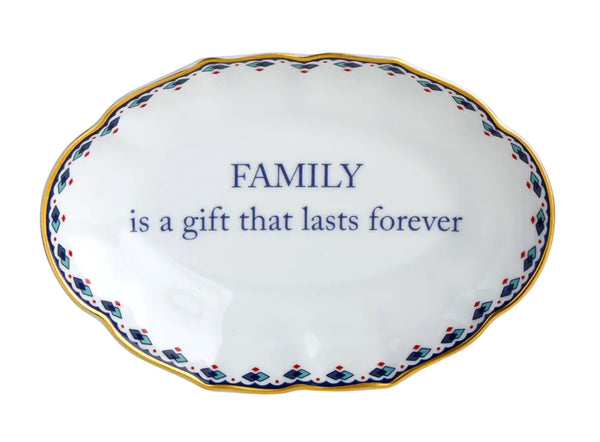 Family is a Gift That Lasts Forever Ring Tray