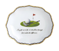 Golf As In Life Ring Tray