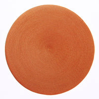 Round Two Tone Placemat | Burnt Orange
