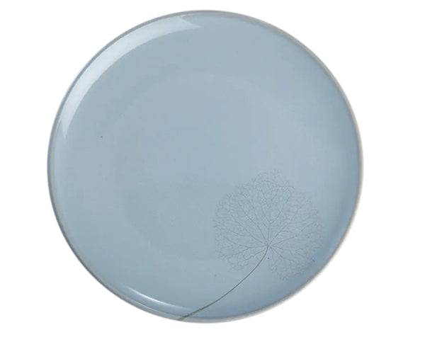 Leaf Blue Haze Dessert Plate