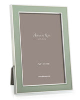 15Mm Enamel and Siver Frame 5 x 7 | Sage