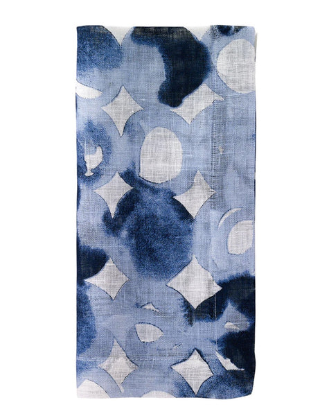 Watermark Napkin | Blue