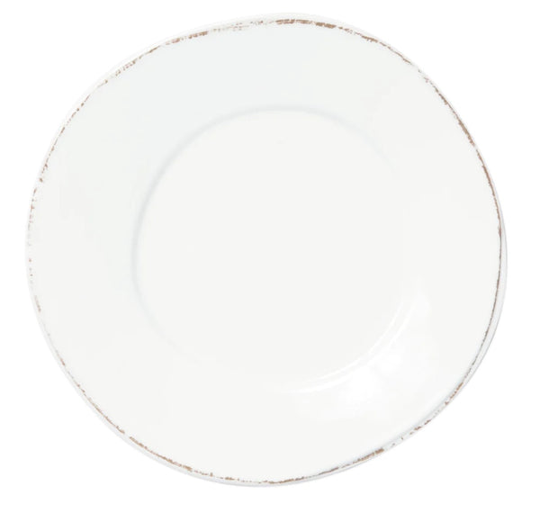 Melamine Lastra White Dinner Plate
