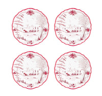 Winter Frolic Dessert/Salad | Set of 4 Melamine