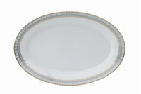 Arcades Oval Platter | Grey & Gold