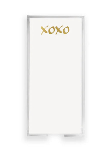 Buck Gold Foil XOXO Notepad