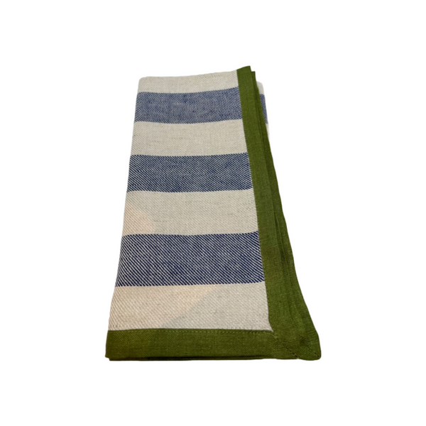 Lake Stripe Napkin | Navy