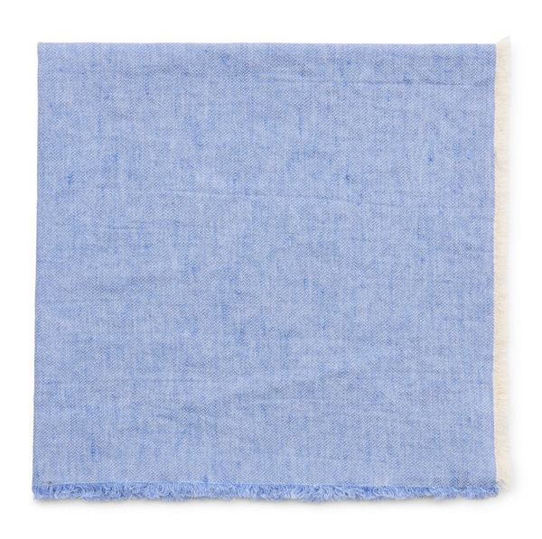 Washed Fringe Edge Napkin | Colony Blue