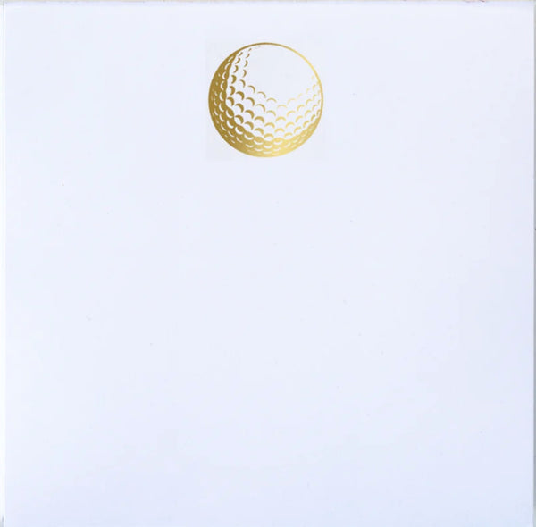Paddie Gold Foil Golf Notepad