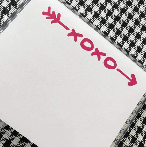 Luxe XOXO Arrow Notepad