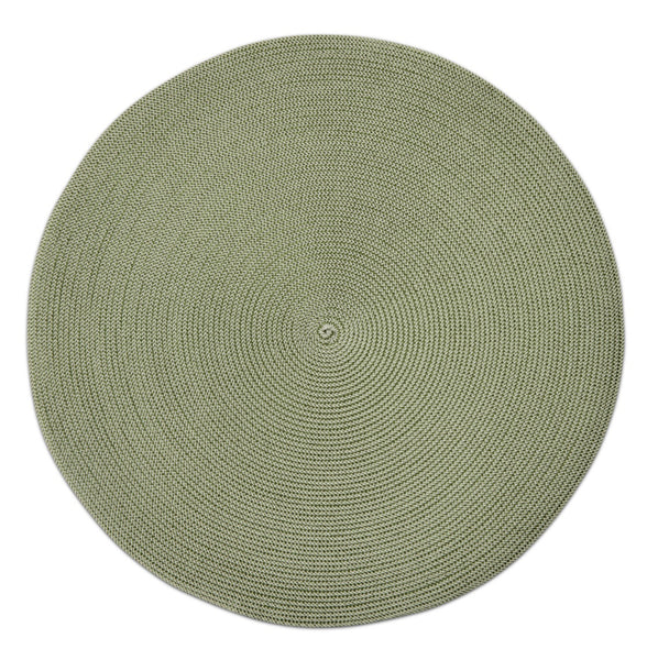 Round Two Tone Placemat | Natural Grass